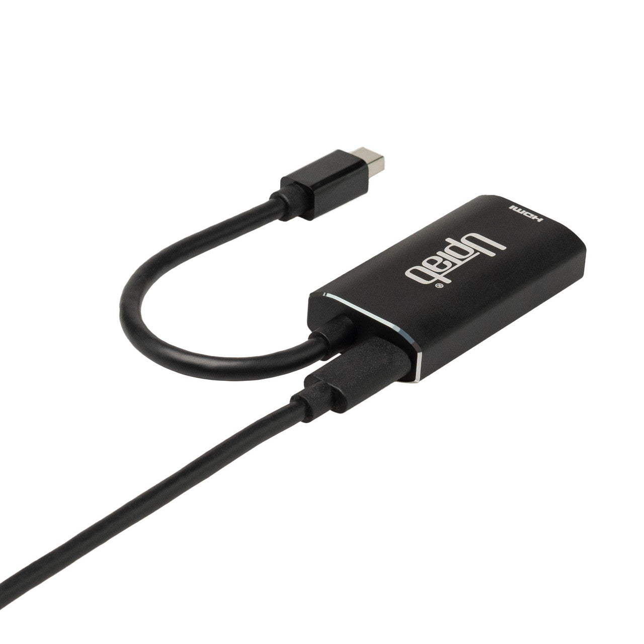 UPTab Mini DisplayPort 1.4 to HDMI 2.1 8K/60Hz or 4K/120Hz HDR Active Adapter - Back Ports with cable