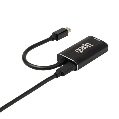 UPTab Mini DisplayPort 1.4 to HDMI 2.1 8K/60Hz or 4K/120Hz HDR Active Adapter - Back Ports with cable