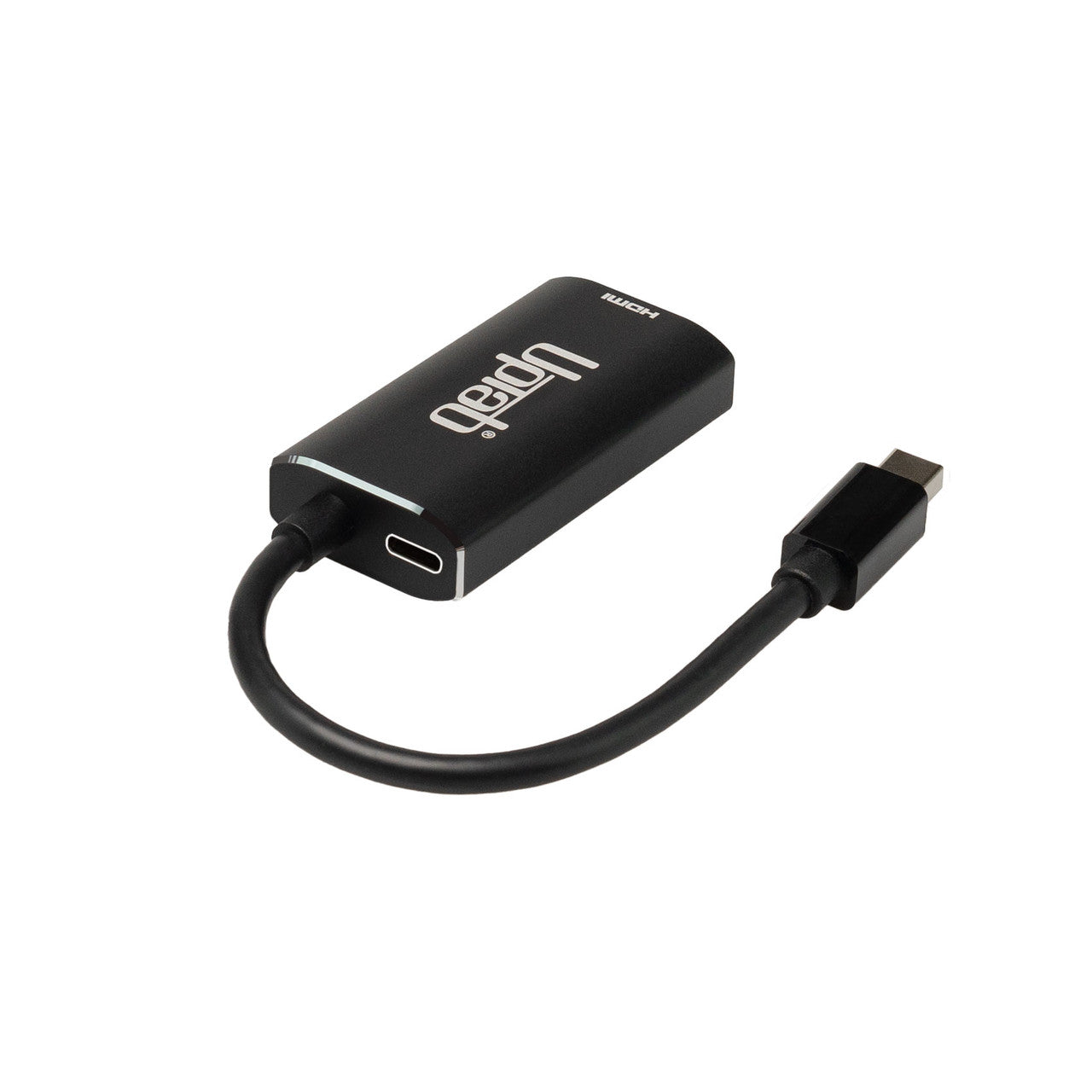 UPTab Mini DisplayPort 1.4 to HDMI 2.1 8K/60Hz or 4K/120Hz HDR Active Adapter - Back Ports
