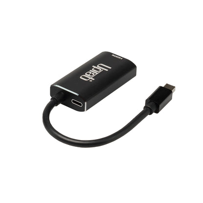 UPTab Mini DisplayPort 1.4 to HDMI 2.1 8K/60Hz or 4K/120Hz HDR Active Adapter - Back Ports