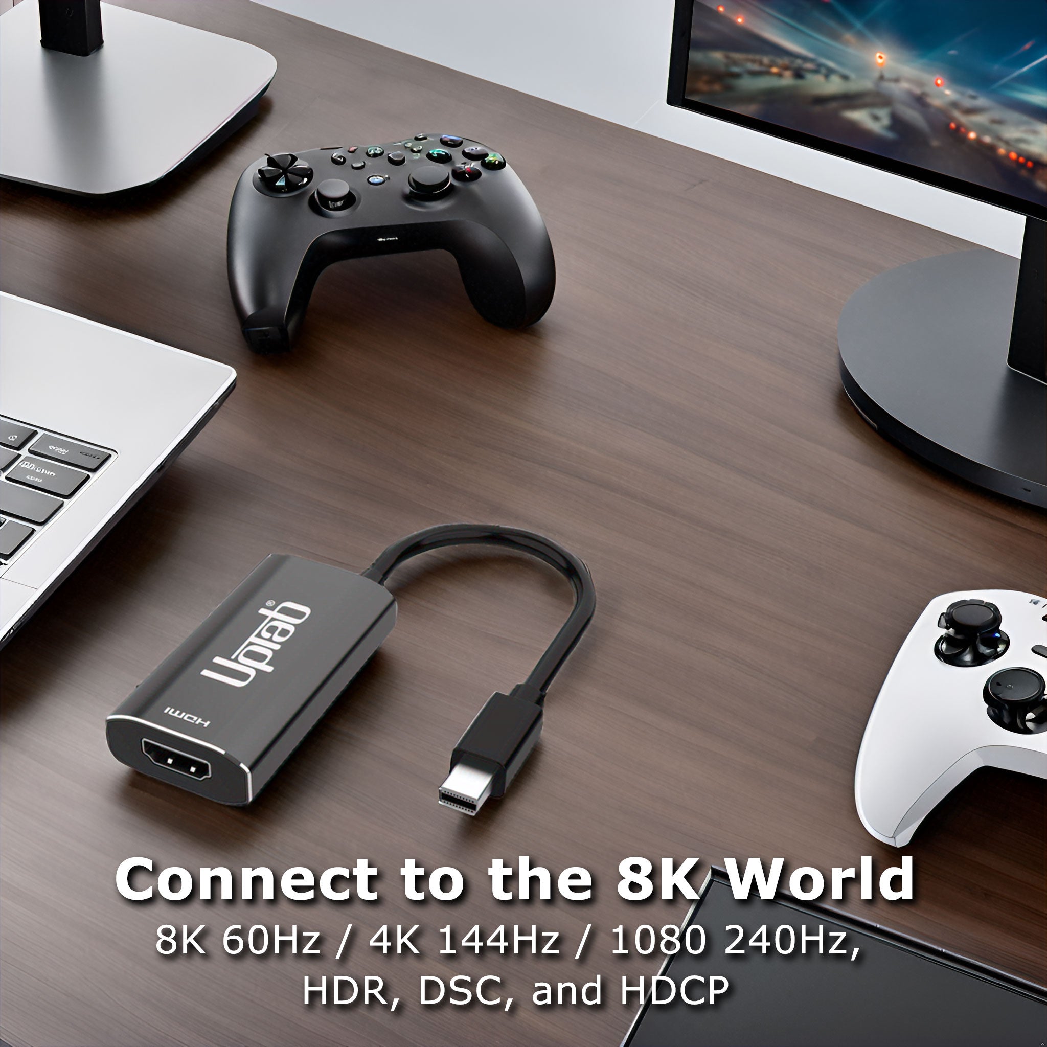 Mini DisplayPort 1.4 to HDMI 2.1 8K Adapter – UPTab