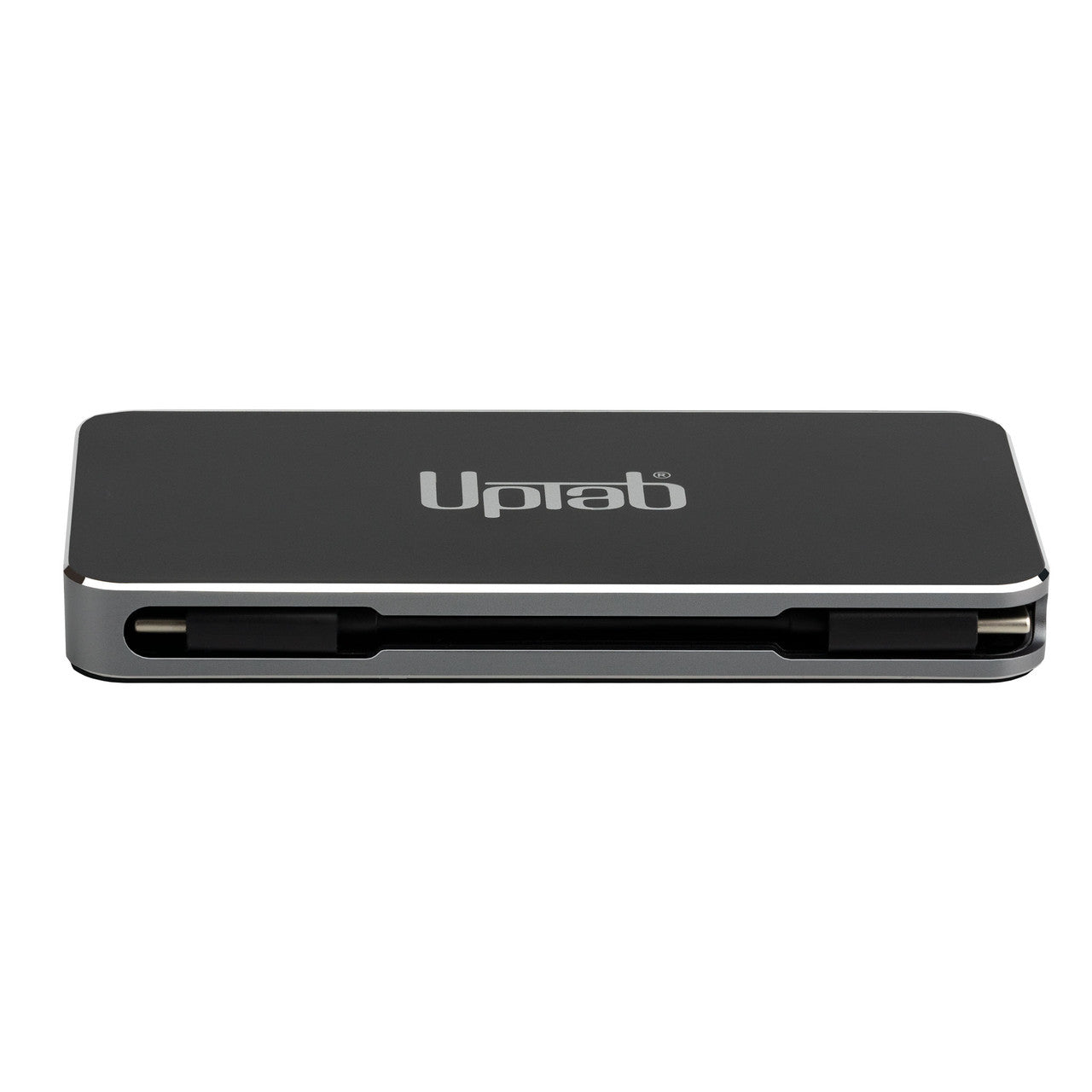 UPTab USB-C to HDMI UltraHD, DisplayPort 4K, VGA,  2x USB 3.0, USB-C 3.2 Port, USB-C for PD Adapter - Attached USB-C to USB-C Cable